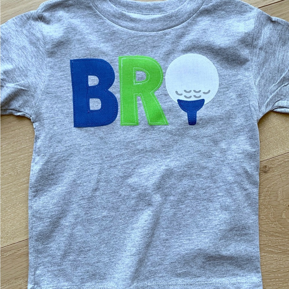 Gray T-Shirt with BRO Golf Design